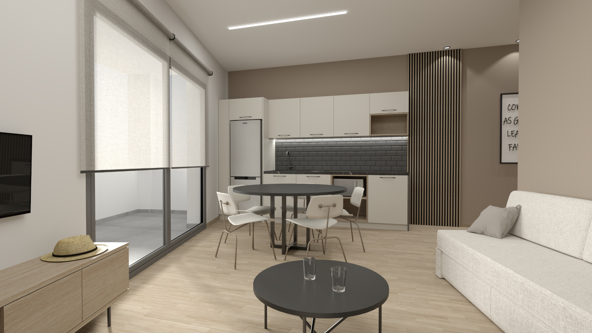 one-bedroom suite — detail