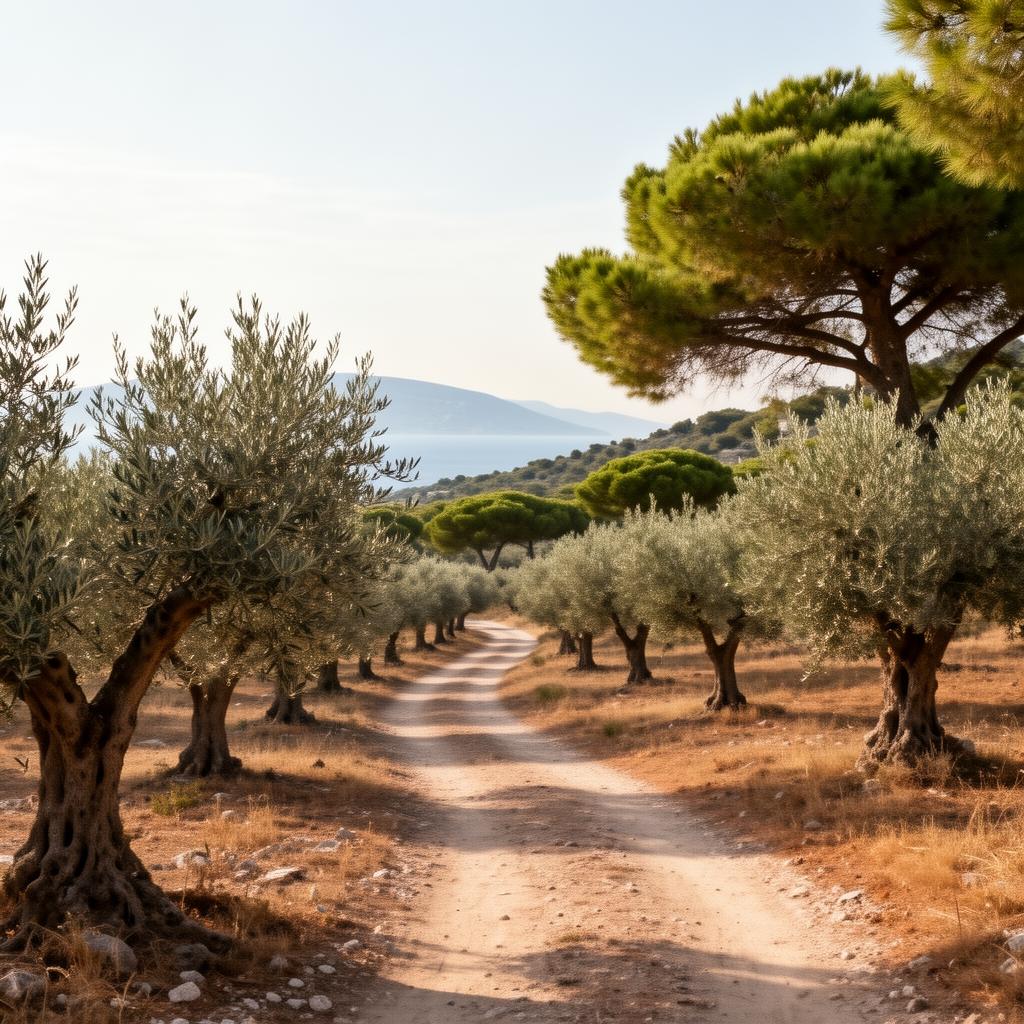 olive groves of Paliouri